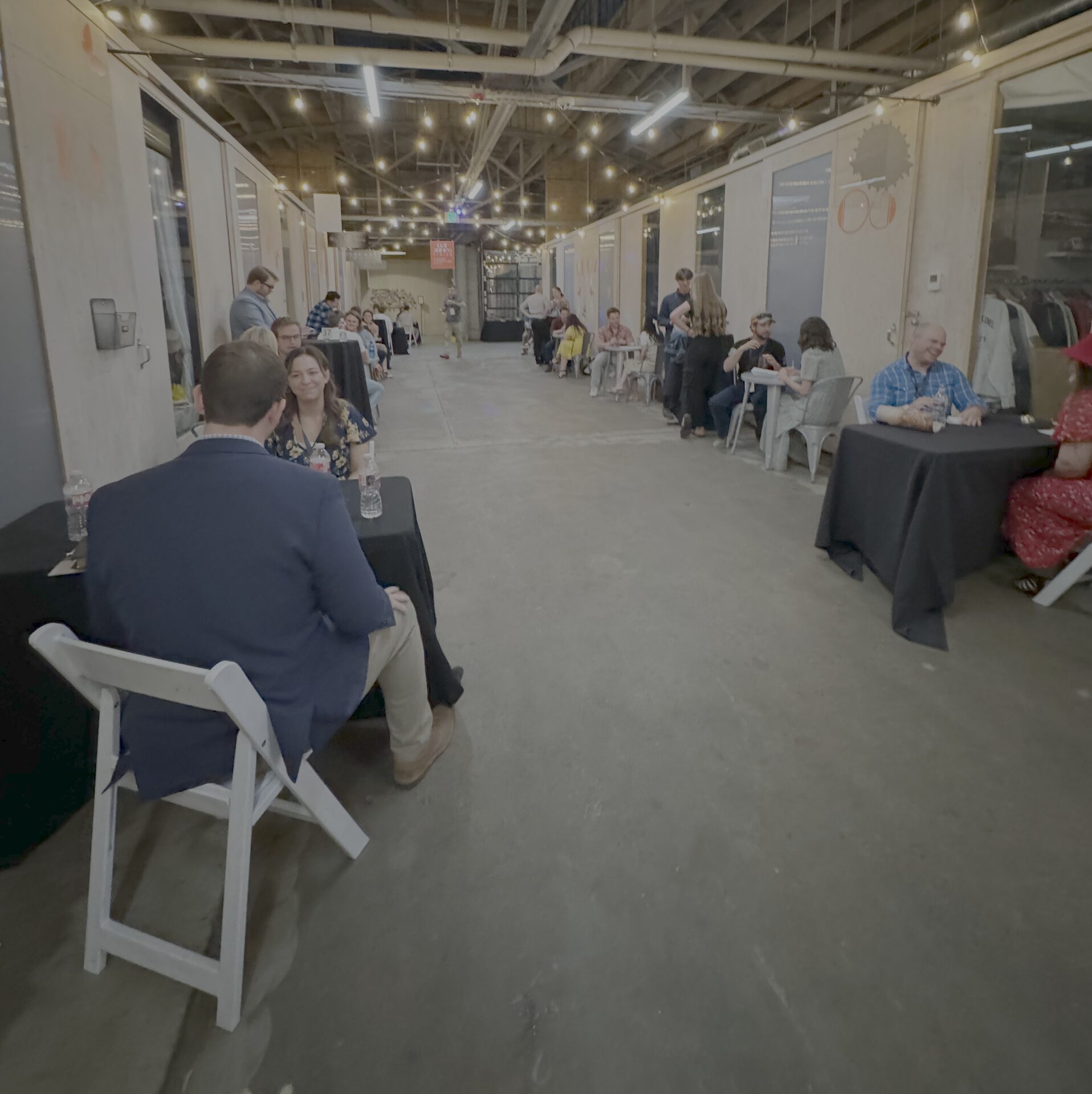 Guests speed dating at our first event